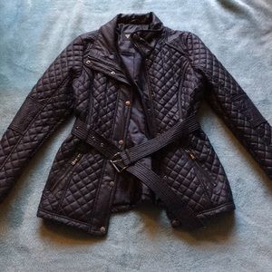 Guess Fitted Quilt Jacket, Size M